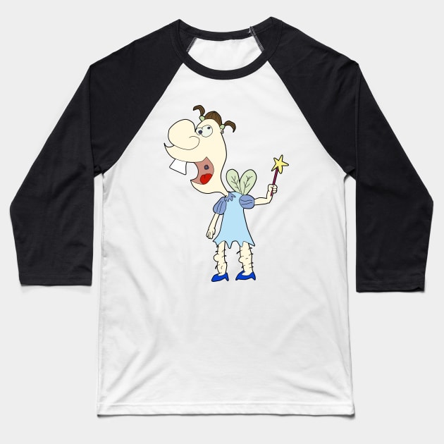 Ugly Fairy Baseball T-Shirt by Reujken